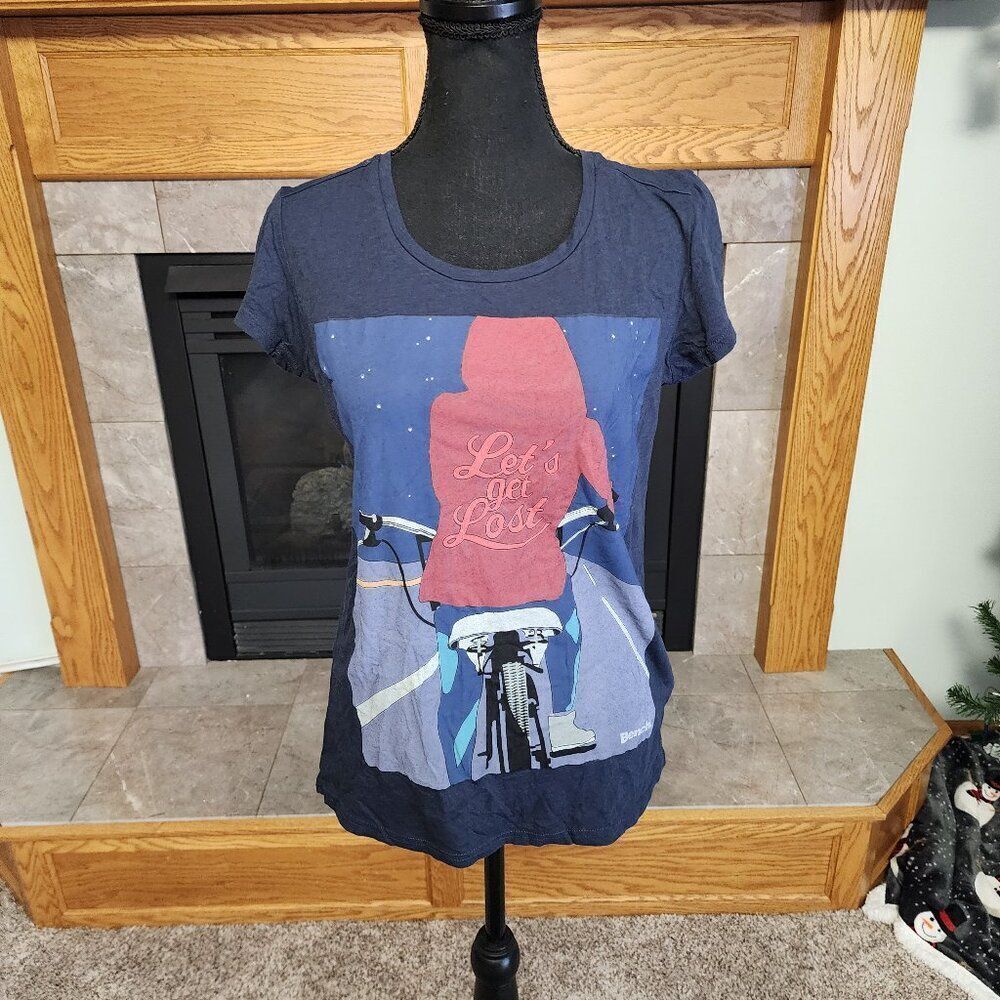 Bench T-Shirt Lets Get Lost Logo High Quality Soft NWT